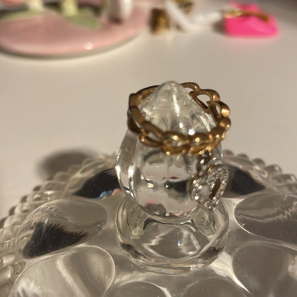 Dangle Heart Ring - image 2